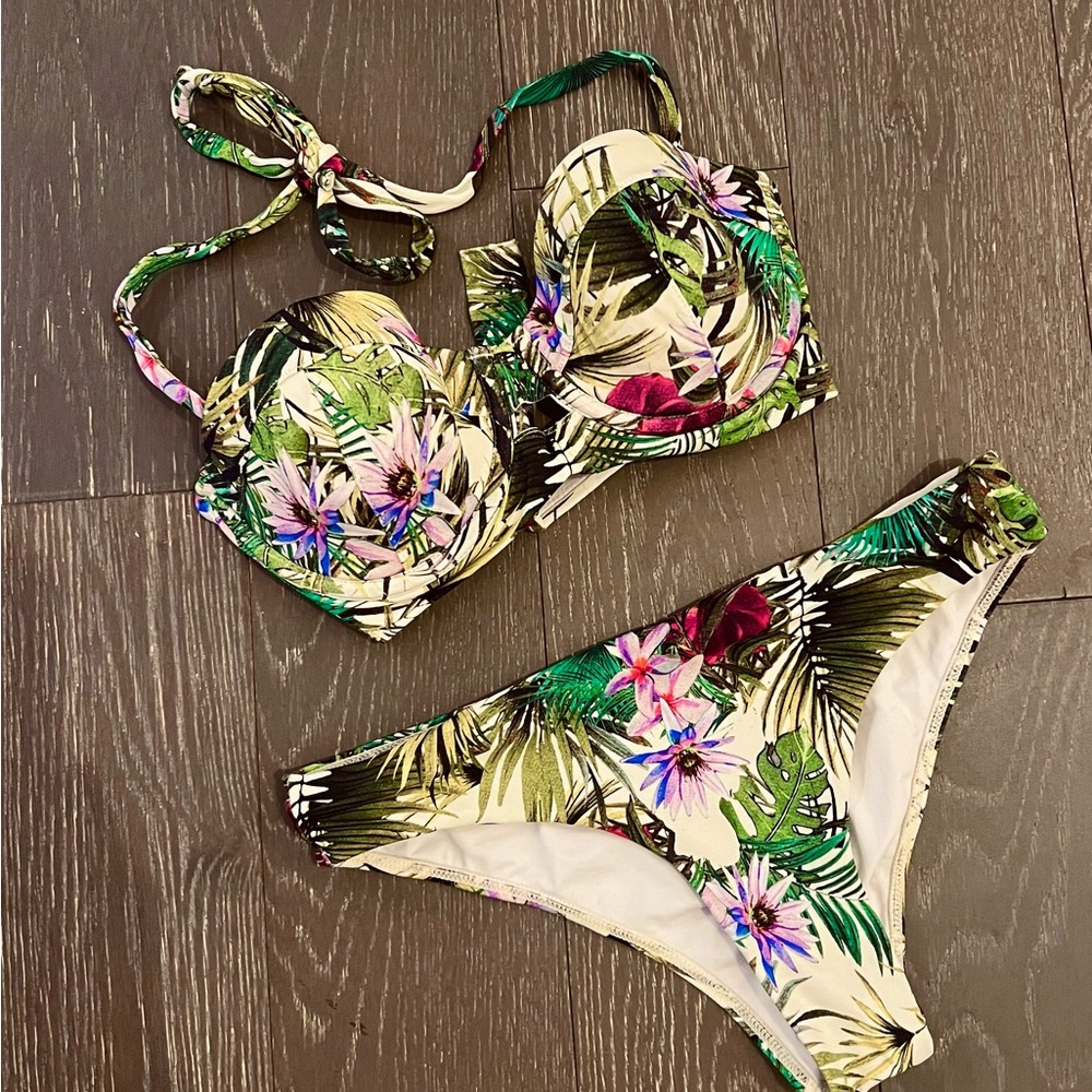 Tropical Floral Bikini Set